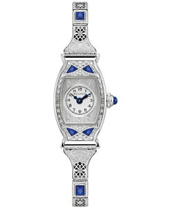 �u���o ���f�B�[�X �A�N�Z�T���[ �r���v T�V���c Bulova 150th Anniversary Women's Art Deco Miss America Stainless Steel Expansion Bracelet Watch 18mm Silver-tone �V���o�[
