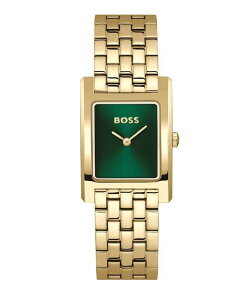 �q���[�S�{�X ���f�B�[�X �A�N�Z�T���[ �r���v T�V���c Hugo Boss Women's Lucy Quartz Basic Slim Ionic Plated Thin Gold Steel Watch 23mm Gold-tone �S�[���h