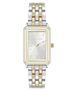 ANC fB[X ANZT[ rv Anne Klein Women's Quartz Rectangular Estate Two-Tone Metal Alloy Watch 25mm Silver-Tone Gold-Tone S[h