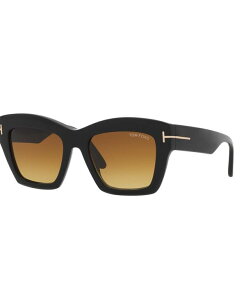 yz gEtH[h fB[X TOXEACEFA ANZT[ Women's Large Sunglasses FT1191 TR001936 Black Shiny