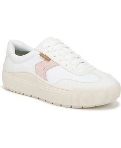 hN^[EV[ fB[X V[Y Xj[J[ vbgtH[ [X Dr. Scholl's Women's Time Off Win Lace Up Platform Sneakers White/Tofu Nylon zCg