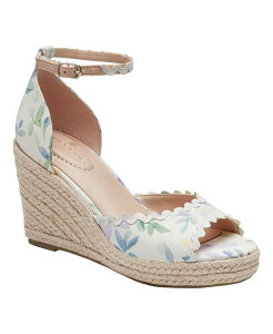 �o���h���[�m ���f�B�[�X �V���[�Y �T���_�� Bandolino Women's Kendri Espadrille Wedge Sandals Lavendar/Ivory Floral �A�C�{���[