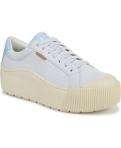 hN^[EV[ fB[X V[Y Xj[J[ vbgtH[ Dr. Scholl's Women's Time Off Max Platform Sneakers Powder Blue Fabric u[