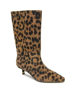 �P�l�X�R�[�� ���f�B�[�X �V���[�Y �u�[�c�E���C���u�[�c �q�[�� Kenneth Cole New York Women's Meryl Kitten Heel Boots Leopard Suede �A�j�}��