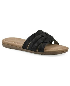 NtoCzCg}Ee fB[X V[Y T_ Cliffs by White Mountain Women's Fraley Slide Slip-On Sandals Black Embossed ubN