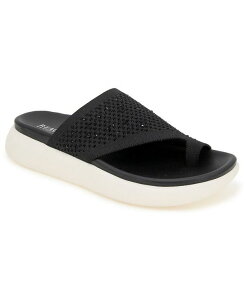 �P�l�X�R�[�� ���f�B�[�X �V���[�Y �T���_�� �j�b�g Kenneth Cole Reaction Women's Teffi Knit Round Toe Flat Sandals Black Knit �u���b�N