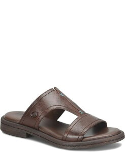 �{�[�� ���f�B�[�X �V���[�Y �T���_�� Born Women's Remo Round Toe Flat Sandals Brown Bark �u���E��