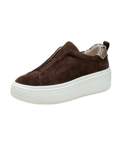 lApE fB[X V[Y Xj[J[ vbgtH[ U[ Linea Paolo GOLDE | Slip-On Leather Platform Sneaker Chocolate brown multi leather uE