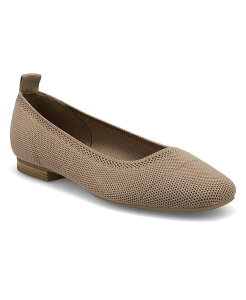 �~�A ���f�B�[�X �V���[�Y �p���v�X �j�b�g MIA Women's Rasia Ballet Knit Round Toe Flats Sand �T���h