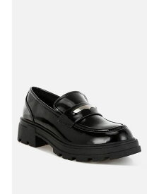 【送料無料】 ロンドンラグ レディース パンプス シューズ Gleam Stride Chunky Loafers Black