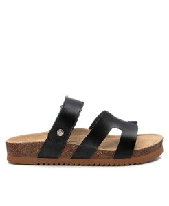 LV^C fB[X V[Y T_ Women's Comfort Slip On Sandals By XTI Black ubN