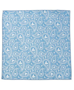 fBYj[ Y ANZT[ lN^C Disney Men's Mickey Mouse Paisley Pocket Square Teal eB[