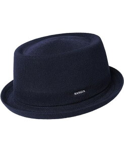 �J���S�[�� �����Y �A�N�Z�T���[ �X�q Kangol Men's Bamboo Mowbray Pork Pie Dark blue �u���[