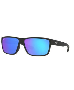 yz }ECW Y TOXEACEFA ANZT[ Men's Uila Polarized Sunglasses MJ000785 Black Matte
