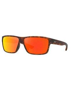 yz }ECW Y TOXEACEFA ANZT[ Men's Uila Polarized Sunglasses MJ000785 Tortoise Matte
