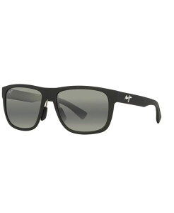 yz }ECW Y TOXEACEFA ANZT[ Men's Puakea Polarized Sunglasses MJ000786 Black Matte
