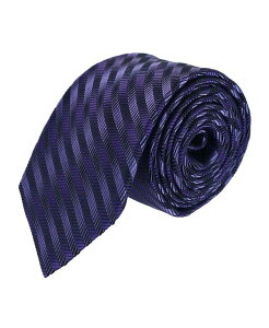 gt@K[ Y ANZT[ lN^C VN TRAFALGAR Men's Nathanial Regal Patterned Diagonal Line Silk Business Necktie Purple p[v