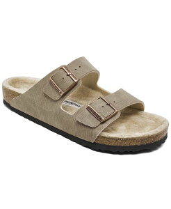 rPVgbN Y V[Y Xj[J[ T_ Birkenstock Men's Arizona Birkibuc Shearling Sandals from Finish Line Beige x[W