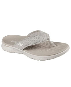 XPb`[Y fB[X V[Y Xj[J[ T_ Skechers Women's Go Walk Flex Flip-Flop Thong Sandals from Finish Line Taupe g[v