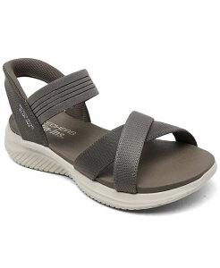 XPb`[Y fB[X V[Y Xj[J[ T_ Skechers Women's Slip-ins: Ultra Flex 3.0 - Never Netter Slingback Sandals from Finish Line Dark Taupe g[v