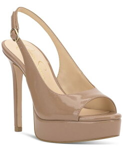 �W�F�V�J�V���v�\�� ���f�B�[�X �V���[�Y �p���v�X �v���b�g�t�H�[�� Jessica Simpson Women's Sibilla Slingback Platform Stiletto Pumps Chai Latte Patent