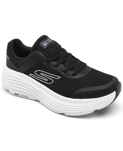 �X�P�b�`���[�Y ���f�B�[�X �V���[�Y �X�j�[�J�[ Skechers Women's Max Cushioning Endeavour Athletic Running Sneakers Black White �z���C�g