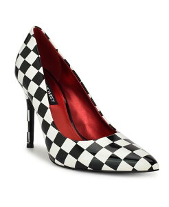 �i�C���E�F�X�g ���f�B�[�X �V���[�Y �p���v�X Nine West Women's Fresh Stiletto Pumps Checkered Patent �`�F�b�N