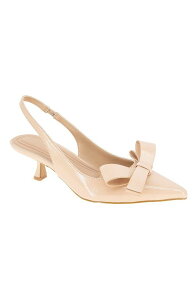BCB �W�F�l���[�V���� ���f�B�[�X �V���[�Y �p���v�X �q�[�� BCBGeneration Women's Kasti Slingback Kitten-Heel Bow Pumps Frappe Patent