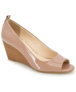 �P�l�X�R�[�� ���f�B�[�X �V���[�Y �p���v�X Kenneth Cole Reaction Women's Elinor Mid Wedge Pumps Classic Tan Patent �^��