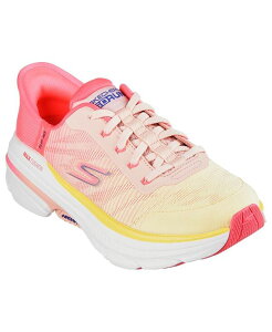 XPb`[Y fB[X V[Y Xj[J[ Skechers Women's Slip-Ins: Max Cushioning Arch Fit - Adelphi Running Sneakers from Finish Line Peach s[`
