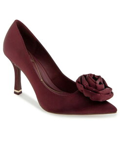 �P�l�X�R�[�� ���f�B�[�X �V���[�Y �p���v�X Kenneth Cole New York Romi Rosette Slip-On Pumps Wine Satin ���C��