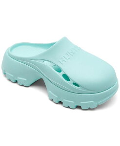 n^[ fB[X V[Y Xj[J[ T_ Hunter Women's Bryce Slip-on Closed Toe Casual Clog Sandals from Finish Line Light Blue u[