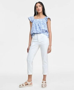 @v[ T[X fB[X {gX fjpc Nbvh W[Y Liverpool Los Angeles Women's Rolled-Cuff Keeper Boyfriend Cropped Jeans Bright White zCg