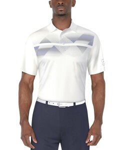 yz s[W[G[cA[ Y |Vc gbvX Men's Solarized Geometric Polo Shirt Bright White