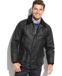 �o�u�A�[ �����Y �A�E�^�[ �W���P�b�g�E�u���]�� �W���P�b�g Barbour Men's Bedale Waxed Jacket Black �u���b�N