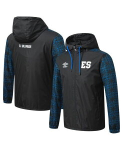 �A���u�� �����Y �A�E�^�[ �W���P�b�g�E�u���]�� �W���P�b�g Umbro Men's Black El Salvador National Team Full-Zip Hooded Rain Jacket Black �u���b�N