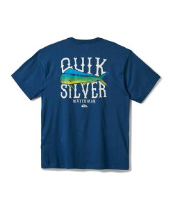 �N�C�b�N�V���o�[ �E�H�[�^�[ �}�� �����Y �g�b�v�X T�V���c Quiksilver Waterman Quiksilver Men's Quik Hook Screen T-Shirt Wave