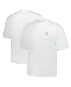 ���x���E�F�A �����Y �g�b�v�X T�V���c �j�b�g LevelWear Men's and Women's White USMNT Luxe Signature Knit T-Shirt White �z���C�g
