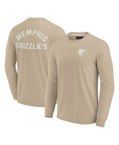�t�@�i�e�B�N�X �����Y �g�b�v�X T�V���c Fanatics Men's and Women's Khaki Memphis Grizzlies Elements Super Soft Long Sleeve T-Shirt Khaki �J�[�L