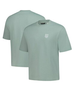���x���E�F�A �����Y �g�b�v�X T�V���c �j�b�g LevelWear Men's and Women's White USMNT Luxe Signature Knit T-Shirt Green �O���[��