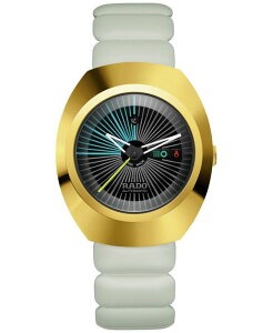 【送料無料】 ラド レディース 腕時計 アクセサリー Unisex Swiss Automatic DiaStar Original x Tej Chauhan Special Edition White Rubber Strap Watch 38mm Gold