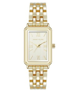 yz ANC fB[X rv ANZT[ Women's Quartz Rectangular Estate Gold-Tone Metal Alloy and Champagne Dial Watch 25mm Gold-Tone