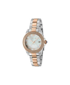 CrN^ fB[X ANZT[ rv Invicta Women's 36076 Angel Quartz 3 Hand White Dial Watch Gold S[h