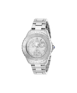 CrN^ fB[X ANZT[ rv Invicta Women's 29106 Angel Quartz 3 Hand White Dial Watch Silver Vo[