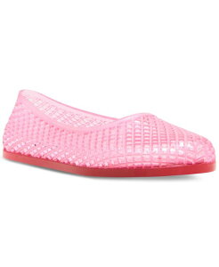XeB[u }f fB[X V[Y pvX Steve Madden Women's Gyzmo Jelly Flats Pink sN