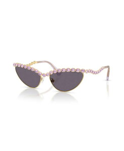 yz XtXL[ fB[X TOXEACEFA ANZT[ Women's Large Sunglasses SK7030 Gold