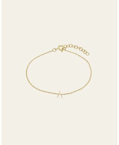 【送料無料】 ゾエレフ レディース ブレスレット・バングル・アンクレット アクセサリー 14k Gold Tiny Wishbone Bracelet Yellow gold