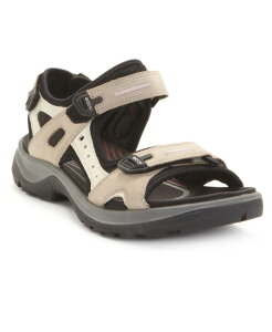 GR[ fB[X V[Y T_ U[ Ecco Women's Yucatan Nubuck Leather Sandals Atmosphere Ice