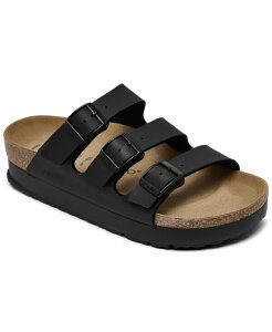 rPVgbN fB[X V[Y Xj[J[ vbgtH[ T_ Birkenstock Women's Florida Flex Birko-Flor Platform Sandals from Finish Line Black ubN