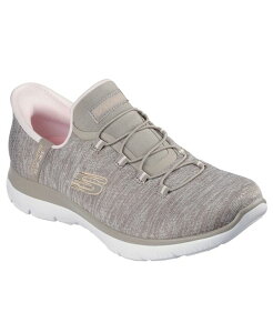 XPb`[Y fB[X V[Y Xj[J[ Skechers Women's Slip-Ins: Summits - Everyday Set Casual Sneakers from Finish Line Taupe Pink sN